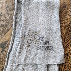 Boutique Wool Cashmere scarf "Be My Superstar"